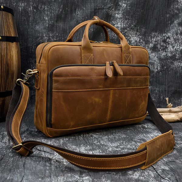 men business briefcase crazy horse genuine leather shoulder portfolio lapbag fashion document bag cow leather office handbag
men business briefcase crazy horse genuine leather shoulder portfolio lapbag fashion document bag cow leather office handbag