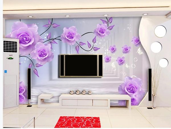 custom any size mural wallpaper purple rose reflection 3d tv living room wallpaper 3d painting
custom any size mural wallpaper purple rose reflection 3d tv living room wallpaper 3d painting