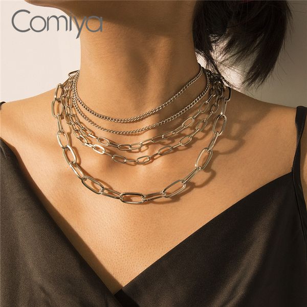 chains comiya necklace for women gold silver color multi layers long links mujer collare statement maxi necklaces boho jewelry
chains comiya necklace for women gold silver color multi layers long links mujer collare statement maxi necklaces boho jewelry