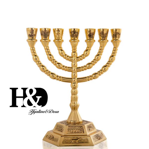 h&d 7 branch hexagonal base 12 tribes of israel menorah in gold 6.2\ holy land gift jerusalem temple wedding birthday decoration
h&d 7 branch hexagonal base 12 tribes of israel menorah in gold 6.2\ holy land gift jerusalem temple wedding birthday decoration