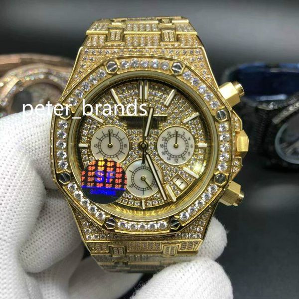 luxury watch full diamond watch quartz chronograph movement sweep move 316 stainless steel set diamond silver golden, Slivery;brown
luxury watch full diamond watch quartz chronograph movement sweep move 316 stainless steel set diamond silver golden, Slivery;brown
