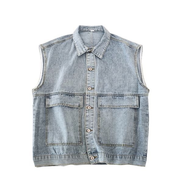 iidossan denim jackets men tool pockets vest 2020 summer work sleeveless jacket women streetwear fashion denim overalls sale, Black;white
iidossan denim jackets men tool pockets vest 2020 summer work sleeveless jacket women streetwear fashion denim overalls sale, Black;white