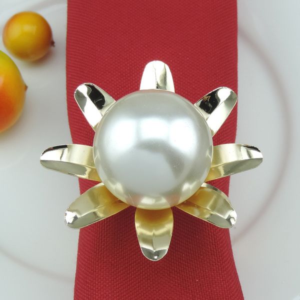 5pcs metal napkin buckle pearl flower napkin ring mat towel circle home model room decoration
5pcs metal napkin buckle pearl flower napkin ring mat towel circle home model room decoration
