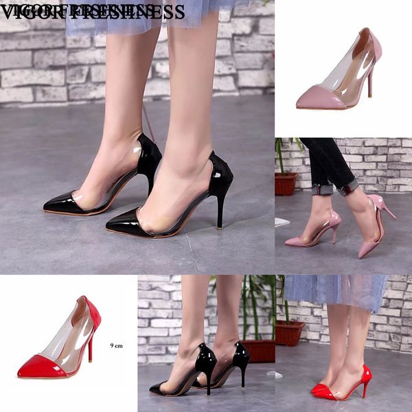vigor freshness women pumps transparent high heels women shoes spring pumps stiletto autumn female pump lady dress shoes wy355, Black
vigor freshness women pumps transparent high heels women shoes spring pumps stiletto autumn female pump lady dress shoes wy355, Black