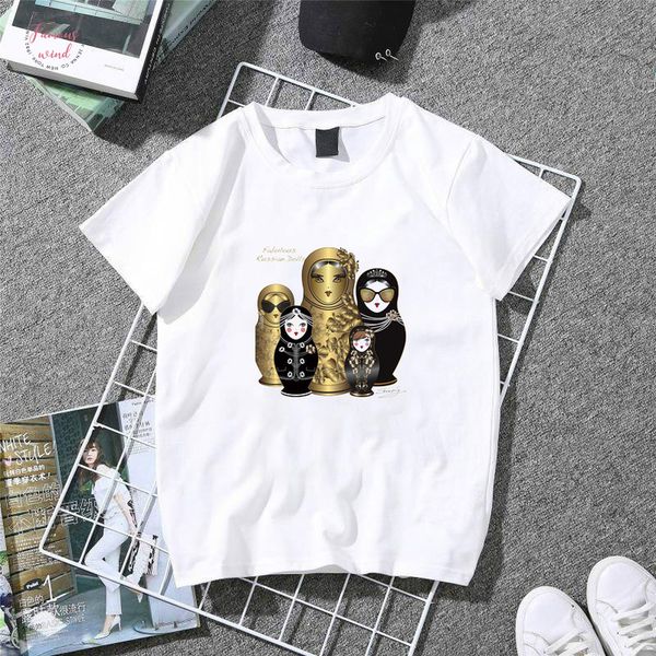 classic t shirt women fabulous russian dolls t shirt lady 100% cotton summer base shirt streetwear white t shirts
classic t shirt women fabulous russian dolls t shirt lady 100% cotton summer base shirt streetwear white t shirts