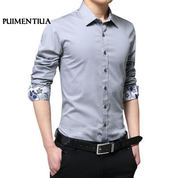 shujin autumn solid long sleeve formal shirts for men male basic turn-down collar business dress shirts camisas masculina, White;black
shujin autumn solid long sleeve formal shirts for men male basic turn-down collar business dress shirts camisas masculina, White;black