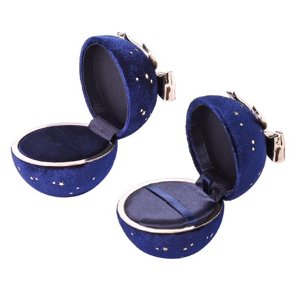 2pcs luxury round velvet jewelry box bowknot display organizer showcase, Black;white
2pcs luxury round velvet jewelry box bowknot display organizer showcase, Black;white