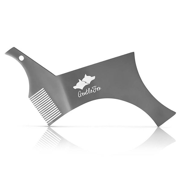 1pc upgrade людей нержавеющей стали борода comb борода shaping трафарет comb shaper styling шаблон инструмент для бритья, Silver
1pc upgrade людей нержавеющей стали борода comb борода shaping трафарет comb shaper styling шаблон инструмент для бритья, Silver