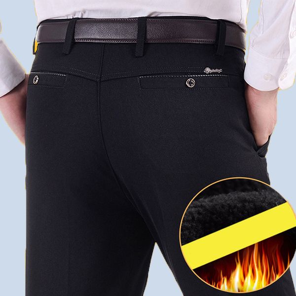 tang 2019 men gentleman no ironing thick moownuc slim fit business casual pant keep warm winter fashion trousers men suit pant, White;black
tang 2019 men gentleman no ironing thick moownuc slim fit business casual pant keep warm winter fashion trousers men suit pant, White;black
