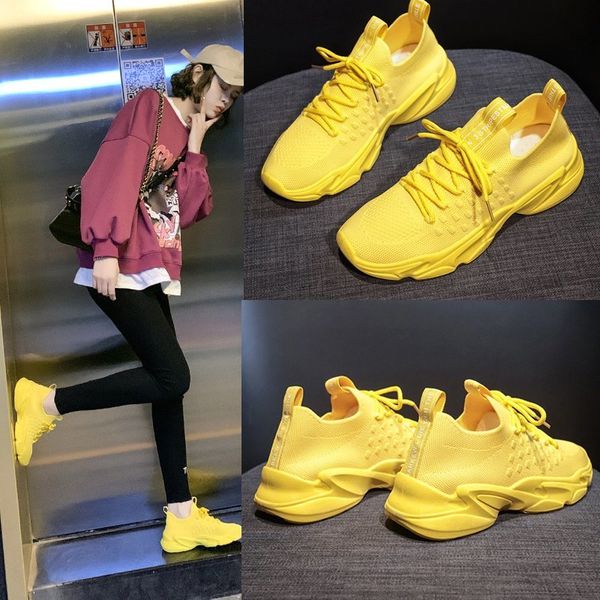 women fashion shoes color casual sport sneakers female trend casual women's running shoes comfortable mesh women's yellow
women fashion shoes color casual sport sneakers female trend casual women's running shoes comfortable mesh women's yellow