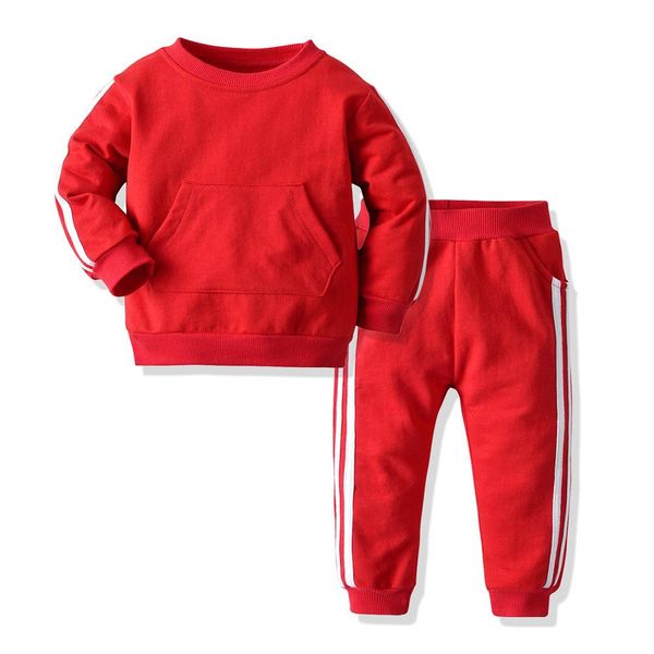 autumn and winter new children's clothing boys round neck sweater sweat pants casual suit big pocket sportswear two-piece suit, White
autumn and winter new children's clothing boys round neck sweater sweat pants casual suit big pocket sportswear two-piece suit, White
