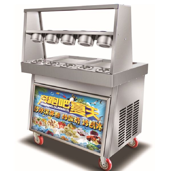 beijamei commercial thai fried ice cream rolls pan 110v 220v electric flat roll ice cream machine 10 fresh tanks
beijamei commercial thai fried ice cream rolls pan 110v 220v electric flat roll ice cream machine 10 fresh tanks
