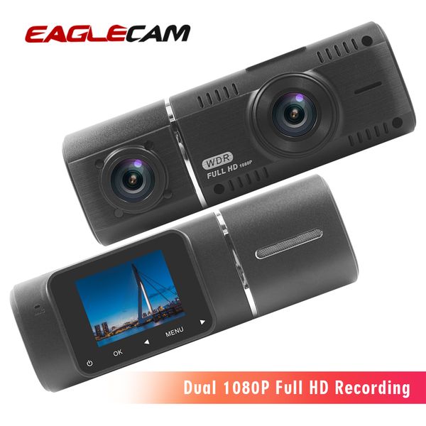 

car dvr 1.5" full hd 1080p dashboard dual lens vehicle dash camera video recorder 170 degree camcorder dashcam night vision