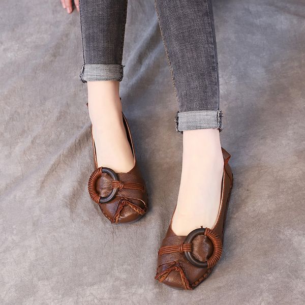 new spring autumn women's shoes genuine leather vintage handmade women's shoes soft slip on loafers casual, Black
new spring autumn women's shoes genuine leather vintage handmade women's shoes soft slip on loafers casual, Black