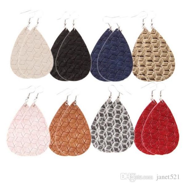 teardrop leather earrings petal drop earrings woven printing dangle earrings for girls/ladies, Silver
teardrop leather earrings petal drop earrings woven printing dangle earrings for girls/ladies, Silver