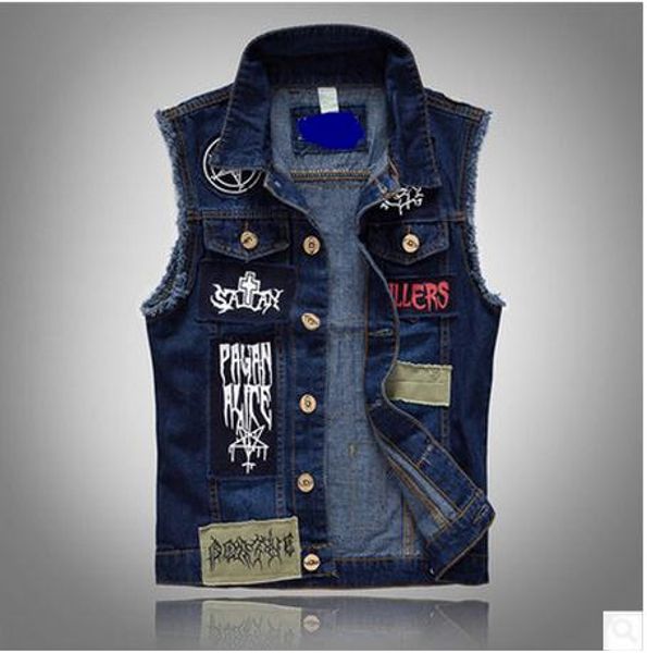 men pactwork cowboy vest coat single breasted turn down collar plus size spring autumn jean vest plus size denim waistcoat j1798, Black;white
men pactwork cowboy vest coat single breasted turn down collar plus size spring autumn jean vest plus size denim waistcoat j1798, Black;white
