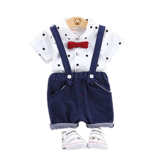 summer baby clothes suit children boys polka dot pattern shirt overalls 2pcs/sets toddler formal clothing infant kids tracksuits, White
summer baby clothes suit children boys polka dot pattern shirt overalls 2pcs/sets toddler formal clothing infant kids tracksuits, White