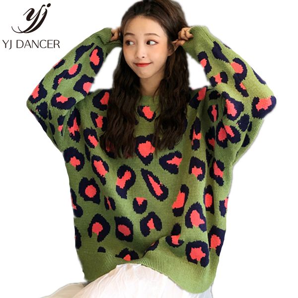 women's sweaters knitwear sweater female 2021 autumn and winter loose contrast color colorful leopard round neck coat h0218, White;black
women's sweaters knitwear sweater female 2021 autumn and winter loose contrast color colorful leopard round neck coat h0218, White;black
