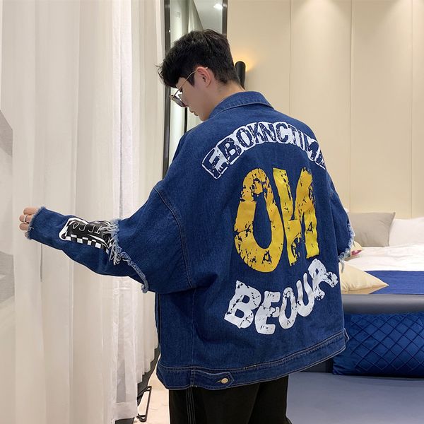 popular logo couple hip hop country fashion jacket korean version loose patchwork fake two denim jacket men, Black;brown
popular logo couple hip hop country fashion jacket korean version loose patchwork fake two denim jacket men, Black;brown