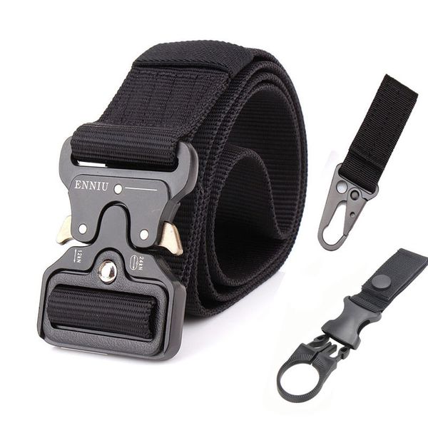 125cm 135cm belt nylon tactical waist belt metal buckle army style ceinture heavy duty men canvas, Black;brown
125cm 135cm belt nylon tactical waist belt metal buckle army style ceinture heavy duty men canvas, Black;brown
