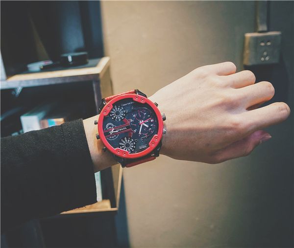 men's red ins style 2019 fashion big dial luxury analog clock watches for man male handsome leisure wristwatches with leather strap wat, Slivery;brown
men's red ins style 2019 fashion big dial luxury analog clock watches for man male handsome leisure wristwatches with leather strap wat, Slivery;brown