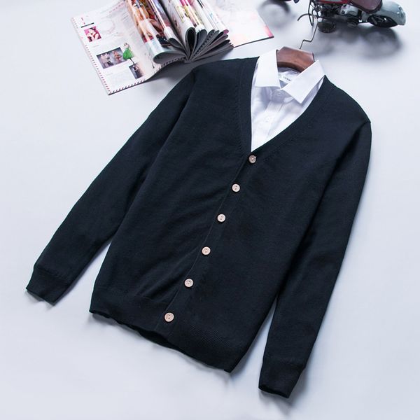 cotton men's winter long sleeve v-neck knit sweater single breasted pure color casual male cardigan size -xxl, White;black
cotton men's winter long sleeve v-neck knit sweater single breasted pure color casual male cardigan size -xxl, White;black