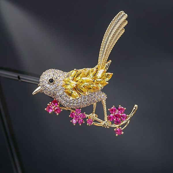 lovely yellow crystal bird brooches for women broche accesorios mujer, fashion pink cubic zirconia flower brooch pins jewelry, Gray
lovely yellow crystal bird brooches for women broche accesorios mujer, fashion pink cubic zirconia flower brooch pins jewelry, Gray
