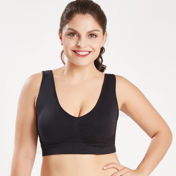 plus size 4xl 5xl 6xl sports bra padded wiresport brassiere woman high impact yoga workout fitness sports zl07, White;black
plus size 4xl 5xl 6xl sports bra padded wiresport brassiere woman high impact yoga workout fitness sports zl07, White;black
