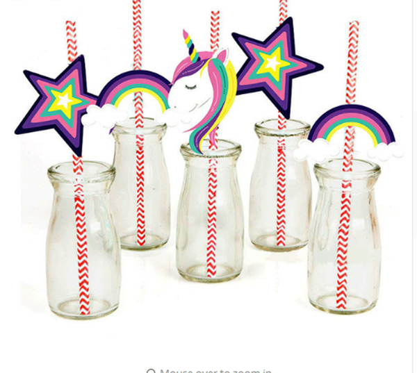 eco-friendly 87pcs /set unicorn straws rainbow paper child birthday theme party baby shower wedding drink supplies decoration event
eco-friendly 87pcs /set unicorn straws rainbow paper child birthday theme party baby shower wedding drink supplies decoration event