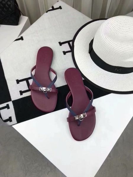 the latest leather hardware flip-flops red wine women slippers drivers sandals slides sneakers leather slipper real leather
the latest leather hardware flip-flops red wine women slippers drivers sandals slides sneakers leather slipper real leather