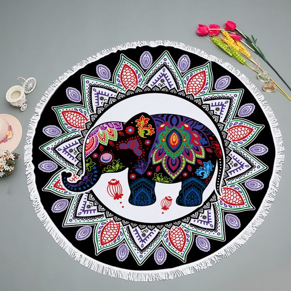 diameter 150cm park seaside picnic mat home tablecloth cartoon elephant printed beach towel lady shawls tassel round bath towel
diameter 150cm park seaside picnic mat home tablecloth cartoon elephant printed beach towel lady shawls tassel round bath towel