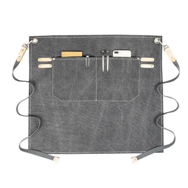 dark gray canvas waist apron cotton straps barista bartender baker pastry chef uniform florist carpenter gardener work wear e36
dark gray canvas waist apron cotton straps barista bartender baker pastry chef uniform florist carpenter gardener work wear e36