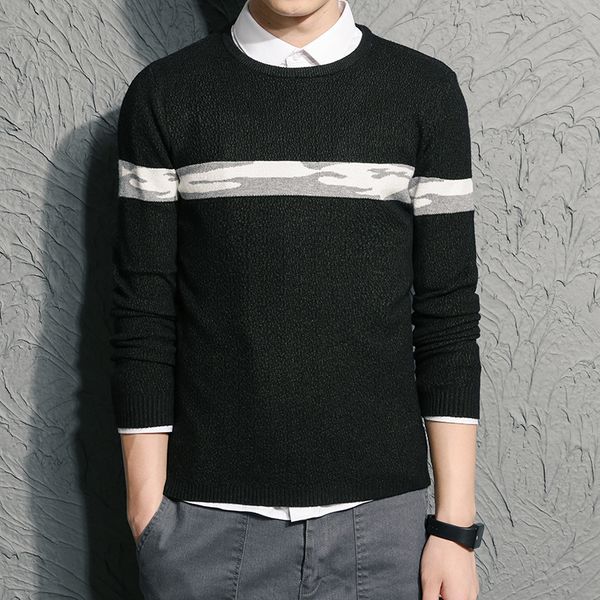 2019 new fashion brand sweater men pullover camouflage striped slim fit jumpers knitwear winter korean style casual mens clothes, White;black
2019 new fashion brand sweater men pullover camouflage striped slim fit jumpers knitwear winter korean style casual mens clothes, White;black