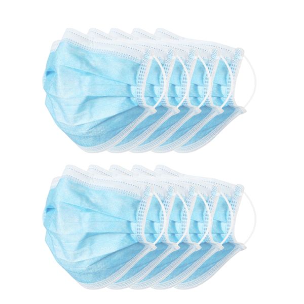 10x 3 ply disposable protective face mouth mask anti dust droplets spreading
10x 3 ply disposable protective face mouth mask anti dust droplets spreading
