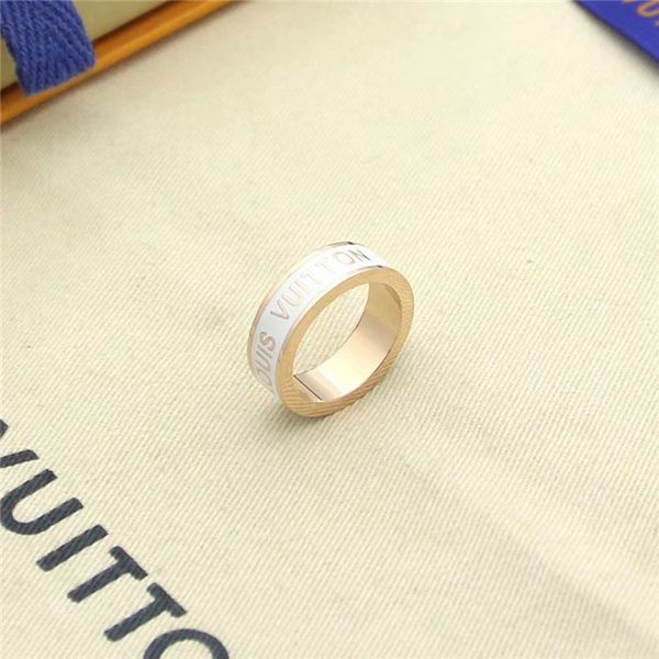 arrival wholesale price 316l stainless steel styles 6 colors l̴v stamp ring for women gold plated jewelry wedding 254, Silver
arrival wholesale price 316l stainless steel styles 6 colors l̴v stamp ring for women gold plated jewelry wedding 254, Silver