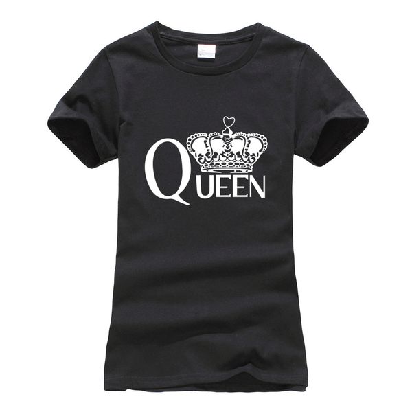 2019 fashion queen print tshirt fitness harajuku brand women casual cotton t-shirt for lady clothes femme t-shirt kawaii tee, White
2019 fashion queen print tshirt fitness harajuku brand women casual cotton t-shirt for lady clothes femme t-shirt kawaii tee, White