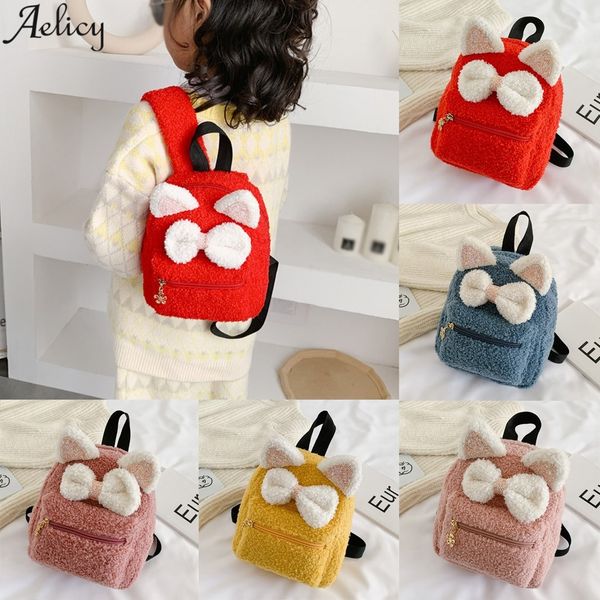 aelicy fashion neutral children's plush bow shoulder bag backpack student schoolbag travel bag small student backpack
aelicy fashion neutral children's plush bow shoulder bag backpack student schoolbag travel bag small student backpack