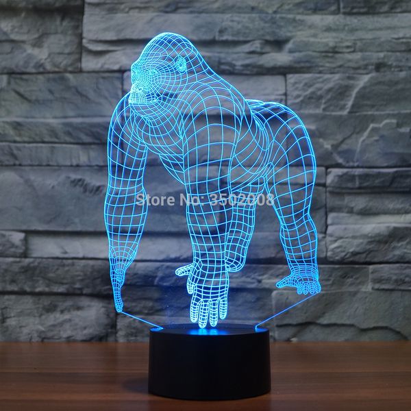 amazing 3d illusion creative animal chimpanzee design colorful led night light 7 changing colors desk lamp as gift
amazing 3d illusion creative animal chimpanzee design colorful led night light 7 changing colors desk lamp as gift