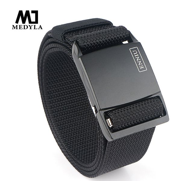 medyla new technology magnetic buckle tactical belt soft nylon fast release buckle sports belt jeans casual pants, Black;brown
medyla new technology magnetic buckle tactical belt soft nylon fast release buckle sports belt jeans casual pants, Black;brown