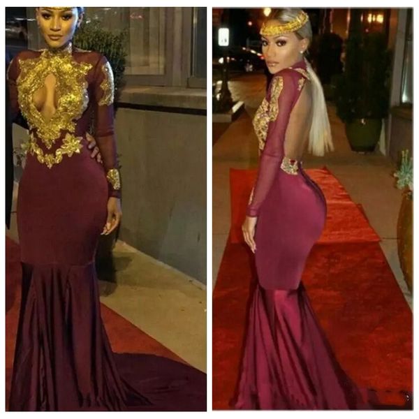 high neck slim mermaid prom dresses 2019 modest custom long vintage vestidos de festa slim modest evening party gowns with gold lace, Black
high neck slim mermaid prom dresses 2019 modest custom long vintage vestidos de festa slim modest evening party gowns with gold lace, Black