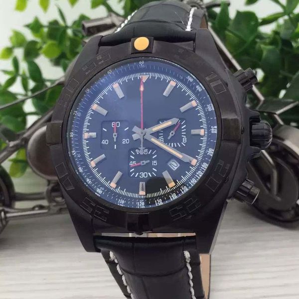 outdoor br 1884 chronomat 44mm black dial man wristwatches galactic watch quartz chronometer hurricane mens watches with square subdials, Slivery;brown
outdoor br 1884 chronomat 44mm black dial man wristwatches galactic watch quartz chronometer hurricane mens watches with square subdials, Slivery;brown
