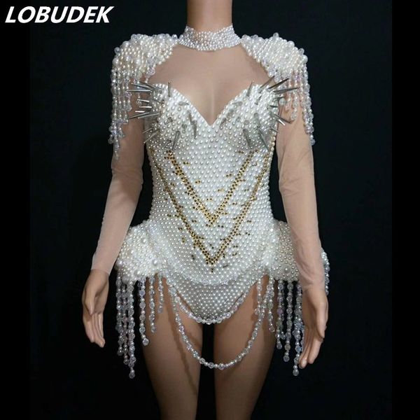 white pearl beading bodysuit leading dancer nightclub concert stage wear team jazz dance costume evening show singer outfit, Black;red
white pearl beading bodysuit leading dancer nightclub concert stage wear team jazz dance costume evening show singer outfit, Black;red