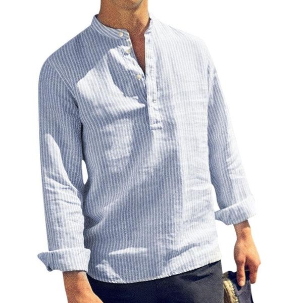 shirt for man drop shipping spring summer long sleeve shirt men solid striped casual shirts henry collar cotton linen men's shirt, White;black
shirt for man drop shipping spring summer long sleeve shirt men solid striped casual shirts henry collar cotton linen men's shirt, White;black