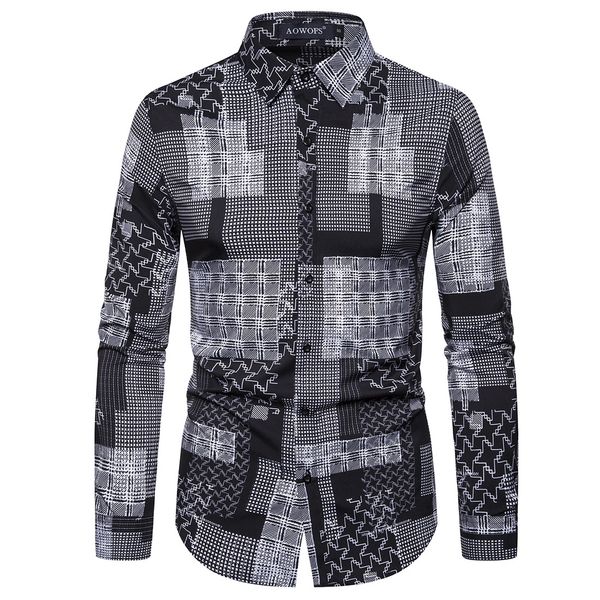 mens designer dress shirts 2020 luxury spring autumn fashion mens clothes print t shirts long sleeve lapel neck casual shirt, White;black
mens designer dress shirts 2020 luxury spring autumn fashion mens clothes print t shirts long sleeve lapel neck casual shirt, White;black