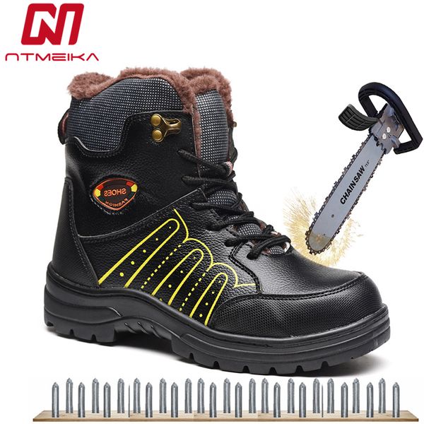 winter men work shoes with steel toe genuine leather work boots men breathable wear-resisting safety boots big size 39-46, Black
winter men work shoes with steel toe genuine leather work boots men breathable wear-resisting safety boots big size 39-46, Black