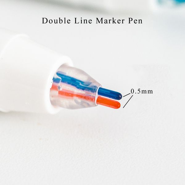 double line marker pen art markers liner brush manga stationery caneta marcadores marker pens kalem rotuladores de colores
double line marker pen art markers liner brush manga stationery caneta marcadores marker pens kalem rotuladores de colores