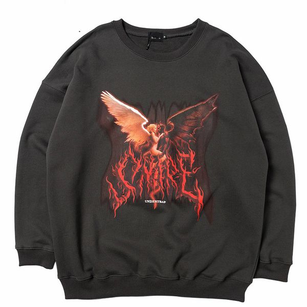 2020 streewear angel devil пуловер толстовка мужская хип-хоп толстовка хлопок harajuku негабаритный пуловер хип-хоп свободный хипстер, Black
2020 streewear angel devil пуловер толстовка мужская хип-хоп толстовка хлопок harajuku негабаритный пуловер хип-хоп свободный хипстер, Black