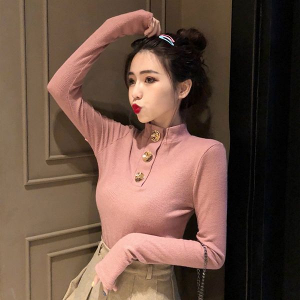 spring autumn solid color basic sweaters pullover slim fit knitted women turtleneck sweater pullovers, White;black
spring autumn solid color basic sweaters pullover slim fit knitted women turtleneck sweater pullovers, White;black