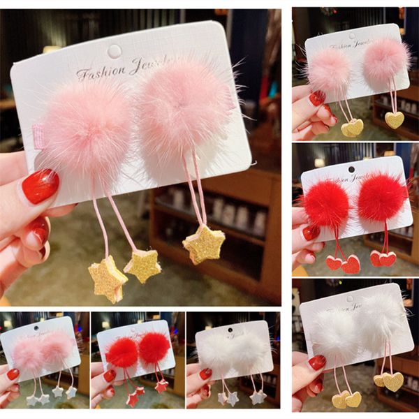 10pair/lot cute ball tassel kid girl hair clip hairpin chinese style pompom hairpin festival new year headpiece hair accessories, Slivery;white
10pair/lot cute ball tassel kid girl hair clip hairpin chinese style pompom hairpin festival new year headpiece hair accessories, Slivery;white