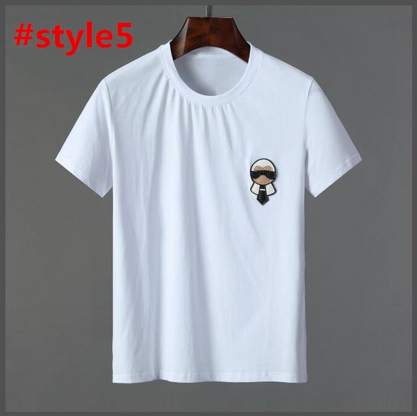 2019 spring summer new products lafayette pattern fashion wild men women t-shirt half short sleeve small monster couple bottoming shirts, White;black
2019 spring summer new products lafayette pattern fashion wild men women t-shirt half short sleeve small monster couple bottoming shirts, White;black